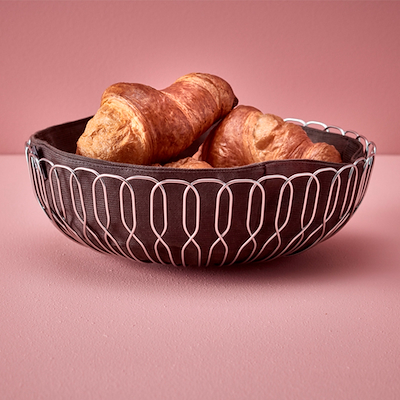 Nordisk tekstil serviet til brødkurv Ø23 cm