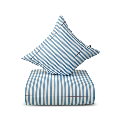 Nordisk Tekstil Outline sengesæt blå 140x220 cm