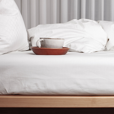 Night & Day Perscale boxlagen hvid 90x200x30 cm