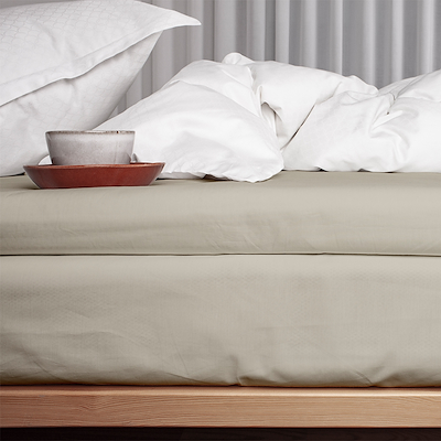 Night & Day kuvertlagen percale sand 160x200 cm