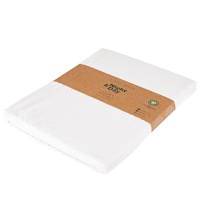 Night & Day Percale flad lagen hvid 150x250 cm