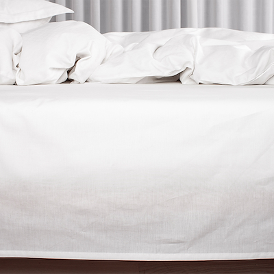 Night & Day Percale flad lagen hvid 240x260 cm
