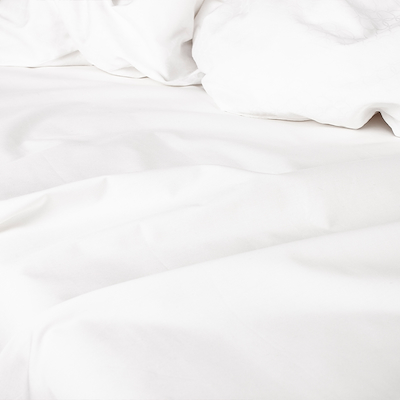 Night & Day Percale flad lagen hvid 240x260 cm