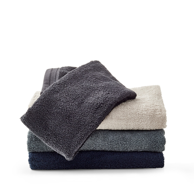 Nordisk Tekstil håndklæde sort 70x140 cm