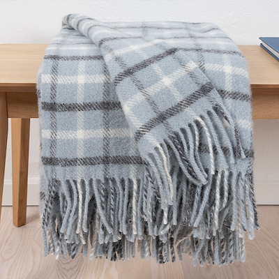 Arctic Axel uldplaid sand 130x200 cm