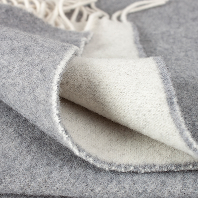 Arctic SMILLA merino & cashmere plaid uld beige 130x190 cm