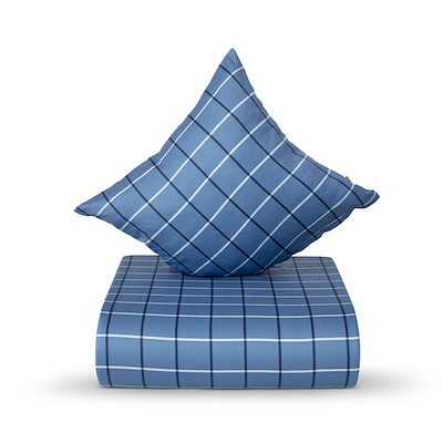 Nordisk Tekstil Oliver sengesæt blå 220x140 cm