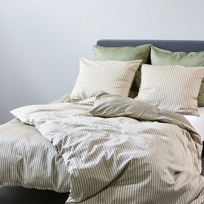 Nordisk Tekstil Dandy Uni sengesæt khaki 140 x 220 cm