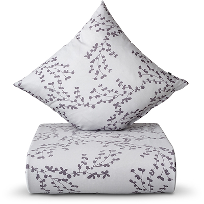 Nordisk Tekstil Kimberly sengetøj grå 140x220 cm