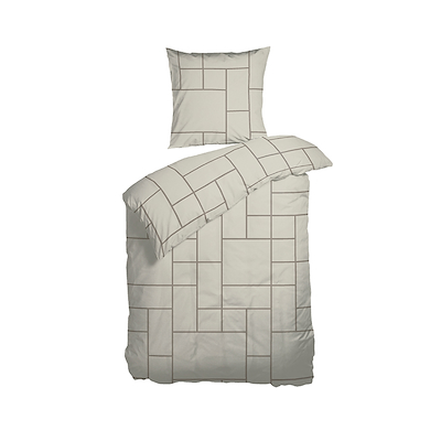 Nordisk Tekstil Karma sengetøj sand 140x220 cm