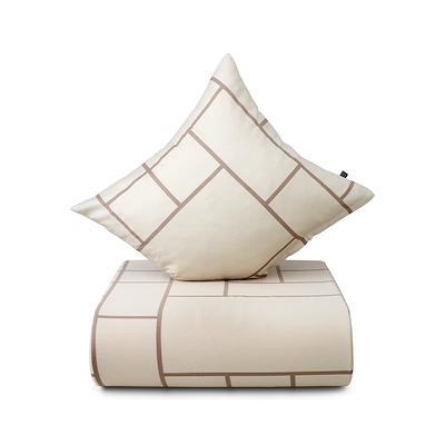 Nordisk Tekstil Karma sengetøj sand 140x220 cm