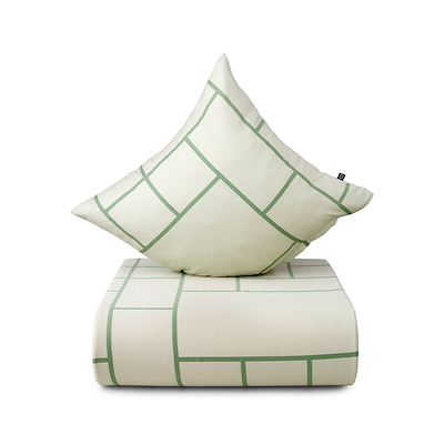 Nordisk Tekstil Karma sengetøj grøn 140x200 cm