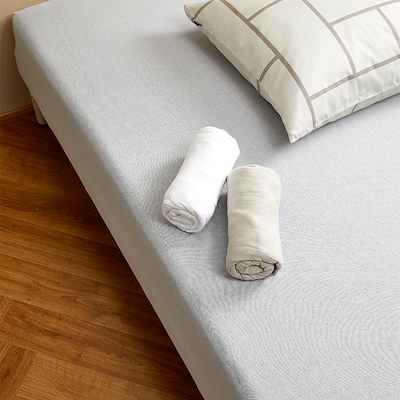 Night & Day jersey boxlagen grå 180x200x30 cm