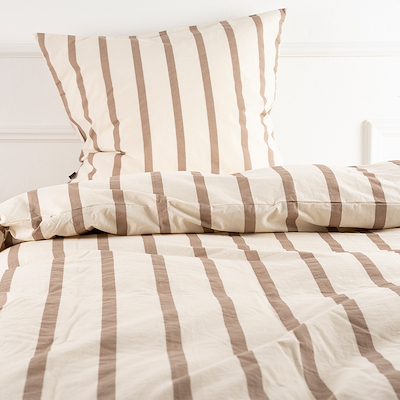 Nordisk Tekstil Kelly sengesæt beige 140x200 cm