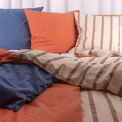 Nordisk Tekstil Kelly sengesæt beige 140x200 cm