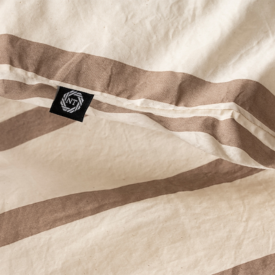 Nordisk Tekstil Kelly sengesæt beige 140x200 cm