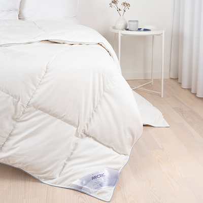 Arctic Passfjell sommerdyne hvid 140x200 cm