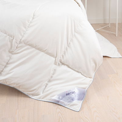 Arctic Passfjell dyne hvid 200x200 cm