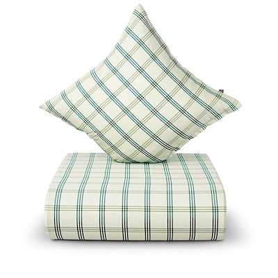 Nordisk Tekstil Hartvig sengetøj grøn 140x200 cm