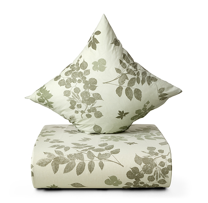 Nordisk Tekstil New Leaves sengetøj grøn 140x200 cm