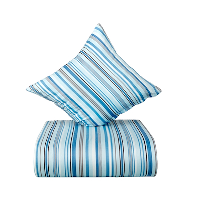 Nordisk Tekstil Korridor sengetøj blå 140x200 cm