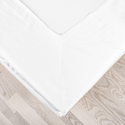 Night & Day kuvertlagen bomuldssatin hvid 90x200 cm