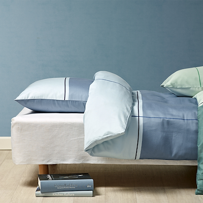 Nordisk Tekstil Detox sengetøj blå 140x200 cm