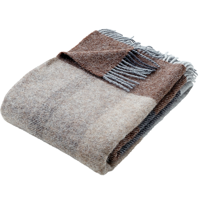 Nordisk Tekstil Marcus plaid uld natur 130x190 cm