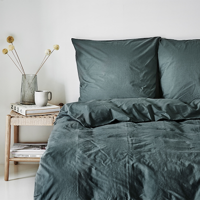 Nordisk Tekstil Kelly sengesæt mørkegrøn