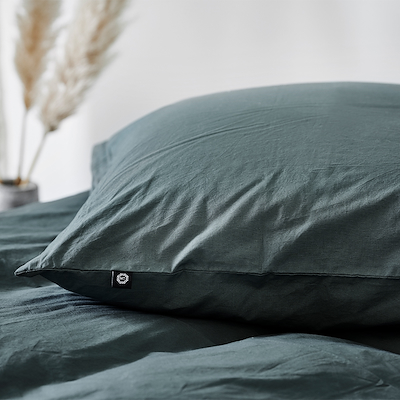 Nordisk Tekstil Kelly sengesæt mørkegrøn