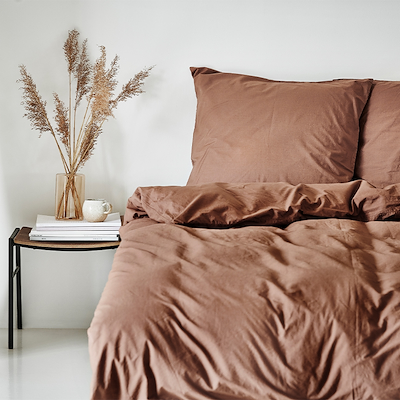 Nordisk Tekstil Kelly sengesæt raw umber