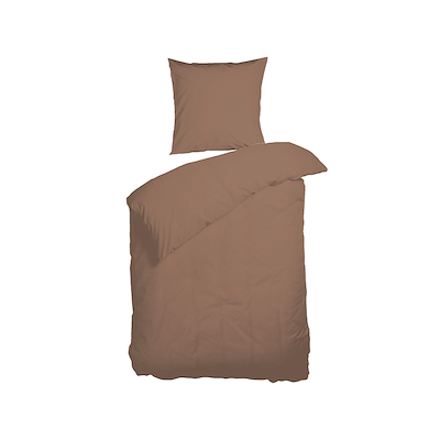 Nordisk Tekstil Kelly sengesæt brun 140x220 cm
