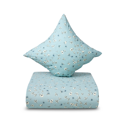 Nordisk Tekstil Garden Flower sengetøj grøn 140x220 cm