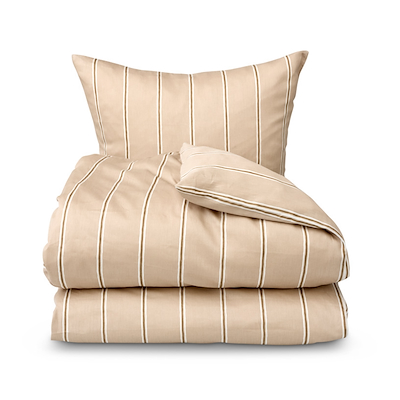 Nordisk Tekstil River sengetøj taupe 140x220 cm