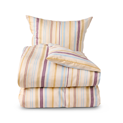 Nordisk Tekstil Korridor sengetøj sand med striber 140x220 cm