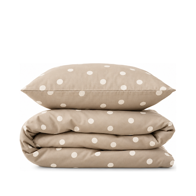Nordisk Tekstil Dots Sprinkle sengetøj sand 140x200 cm
