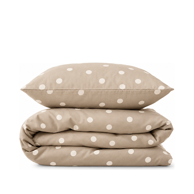 Nordisk Tekstil Dots Sprinkle sengetøj sand 140x200 cm