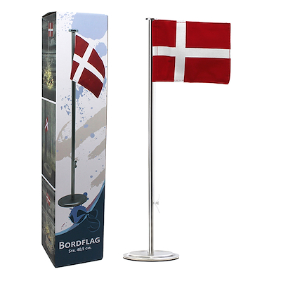 Haahr&Co dannebrog bordflag metal H40,5 cm
