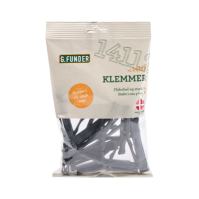 Tøjklemme i plast 12 stk.