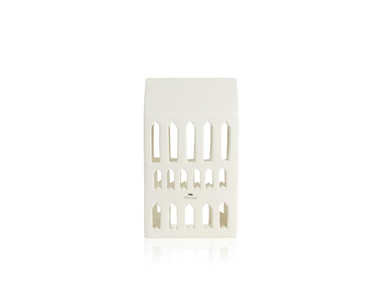 Kähler Urbania Lyshus Kirke hvid 18 cm