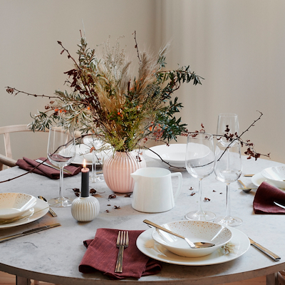 Hammershøi vase rosa 12,5 cm