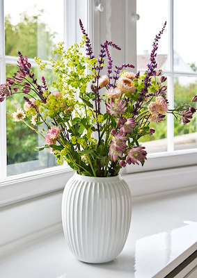 Kähler Hammershøi vase hvid 20 cm