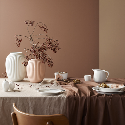 Kähler Hammershøi vase rosa 20 cm