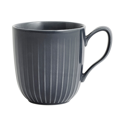 Kähler Hammershøi krus antracit grå 33 cl