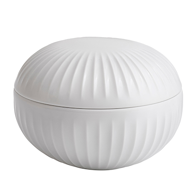 Kähler Hammershøi bonbonniere hvid H8,5 cm