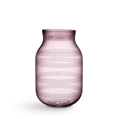 Kähler Omaggio vase blomme med strib 28 cm