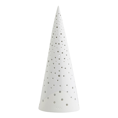 Kähler Nobili juletræ hvid H28,5 cm