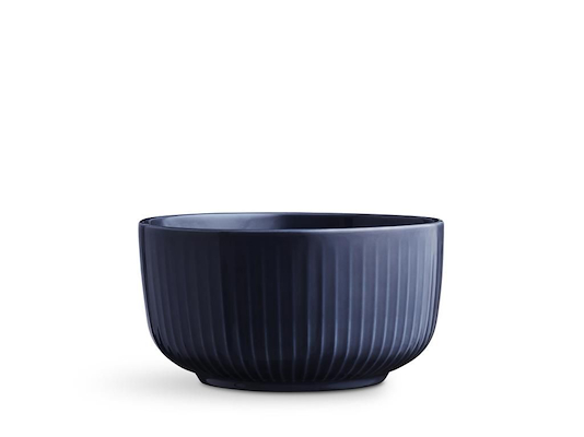 Kähler Hammershøi skål indigo blå 17 cm