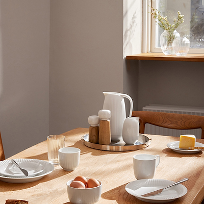 Kähler Hammershøi termokande hvid 1 liter