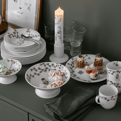 Hammershøi Jul dyb tallerken 21 cm